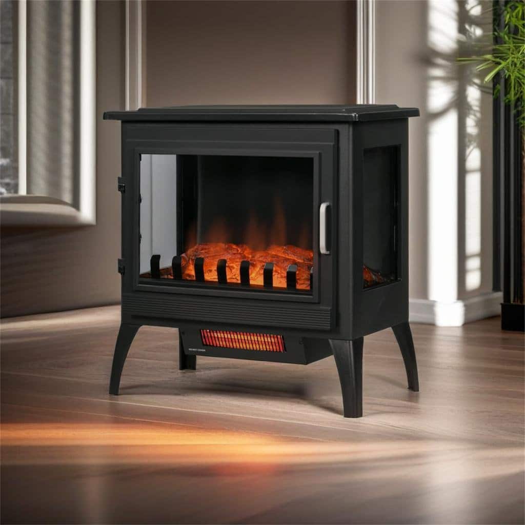 Freestanding Infrared Fire Place Heater