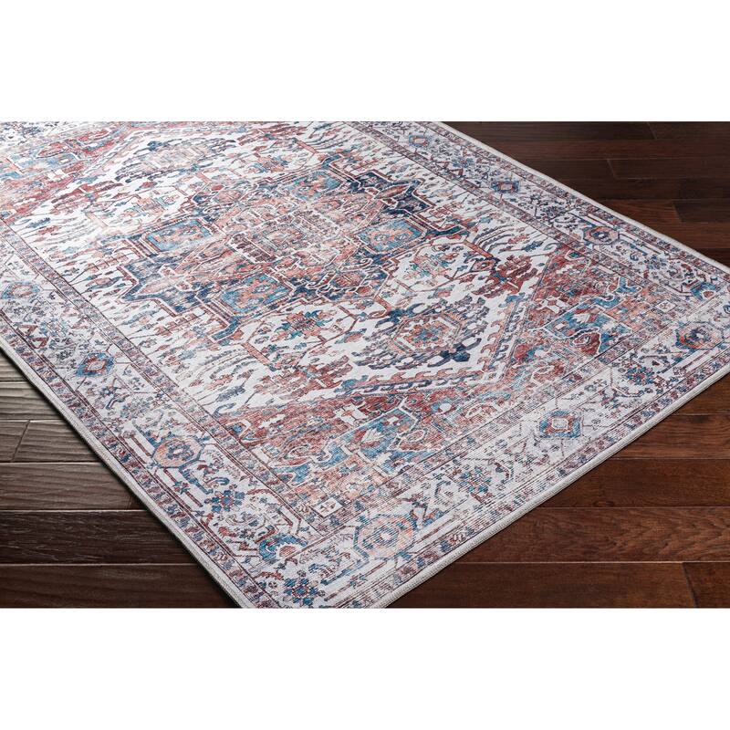 Livabliss Ariane Vintage Persian Printed Washable Area Rug