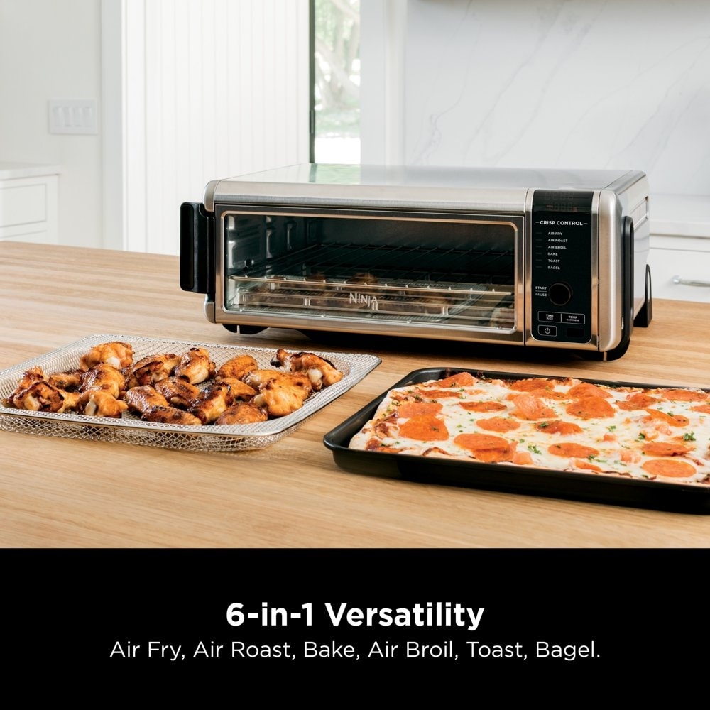 Ninja Foodi SP080 6-in-1 1800 Watt Digital Large Flip-Away Air Fry Toaster  Oven