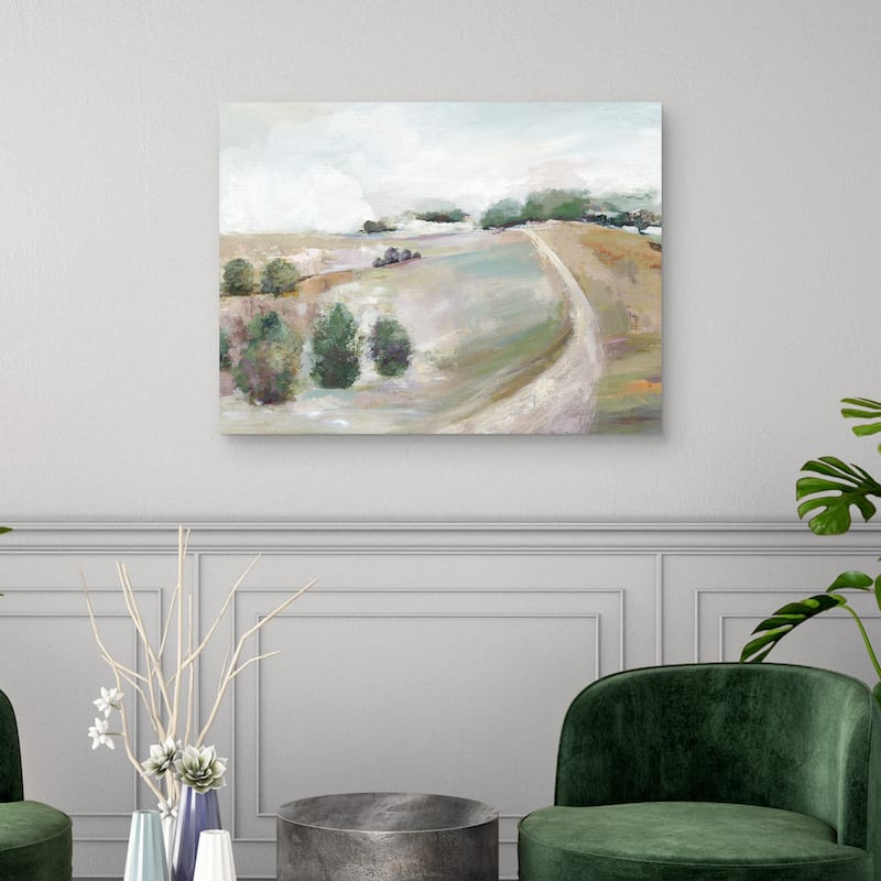 Country Road Hill by Allison Pearce Canvas Art Print