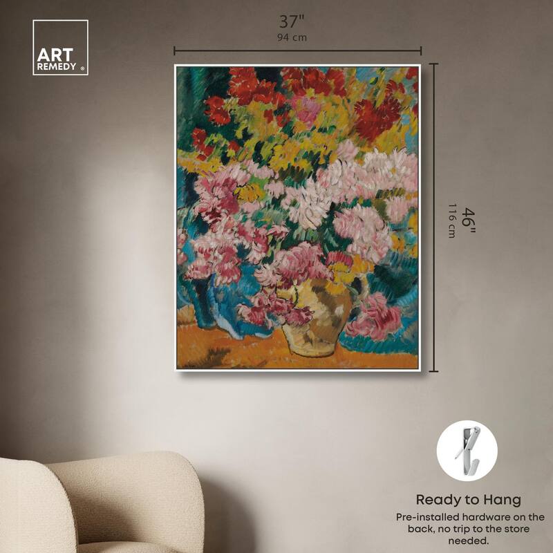 Give him Flores Canvas by Art Remedy