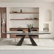 preview thumbnail 34 of 56, 110.24" Extendable Rectangular Sintered Stone Double Pedestal Dining Table Seat 8-12 Altai Grey