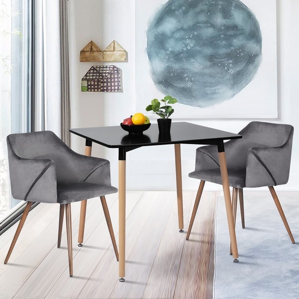 Modern square dining table for 4 deals