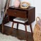 Middlebrook Mid-Century Solid Wood 1-Drawer, 1 Shelf Nightstand