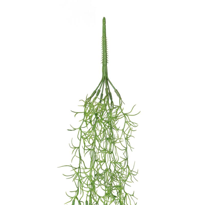 Set of 2 Artificial Spanish Moss Hanging Air Plant Greenery Foliage Bush 32in - 32" L x 8" W x 2" DP