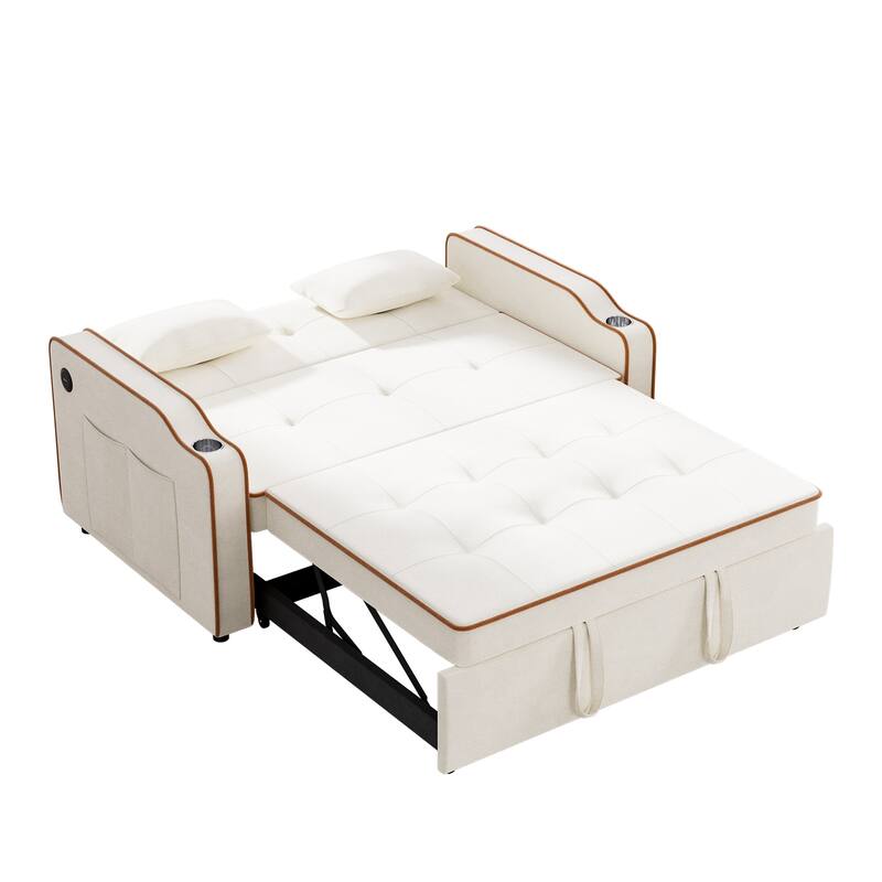 Ouyessir 3 in 1 Multi-Functional Convertible Sleeper Sofa Bed