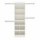 preview thumbnail 11 of 14, Systembuild Evolution Rochon Closet Storage System