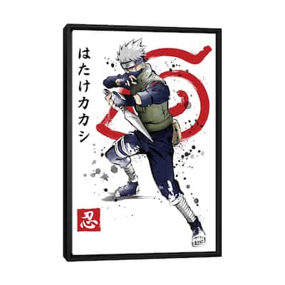 iCanvas "Kakashi Of The Sharingan" by Antonio Camarena Framed Canvas Print