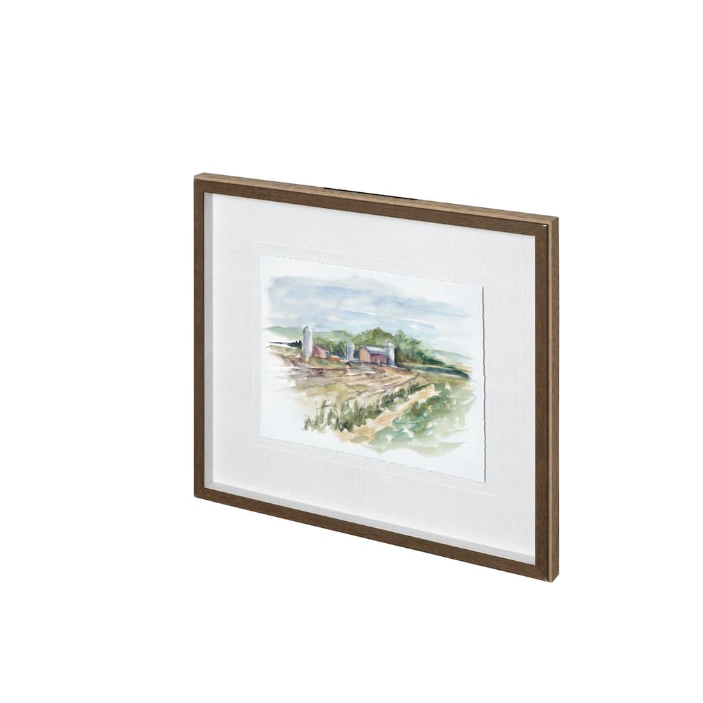 Rural Plein Air VI Framed Art Print