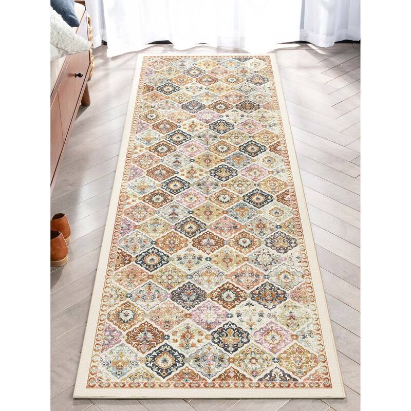 Well Woven Apollo Maeve Vintage Bohemian Machine Washable Rug