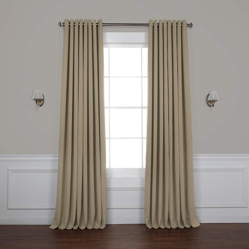 Exclusive Fabrics Extra Wide Room Darkening Grommet 96-inch Curtain (1 Panel)