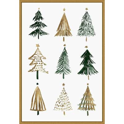 Evergreens II (Tree) by Isabelle Z Framed Canvas Art