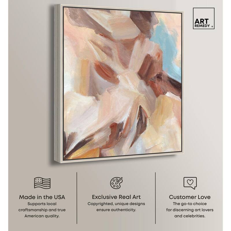 Layers of Colors I Canvas by Art Remedy