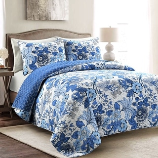 Gracewood Hollow Winchester Damask 3-piece Quilt Set - On Sale - Bed ...