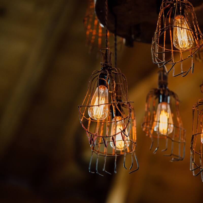 Bulbrite Pack of (4) Dimmable Antique Nostalgic Filament Incandescent Bulb