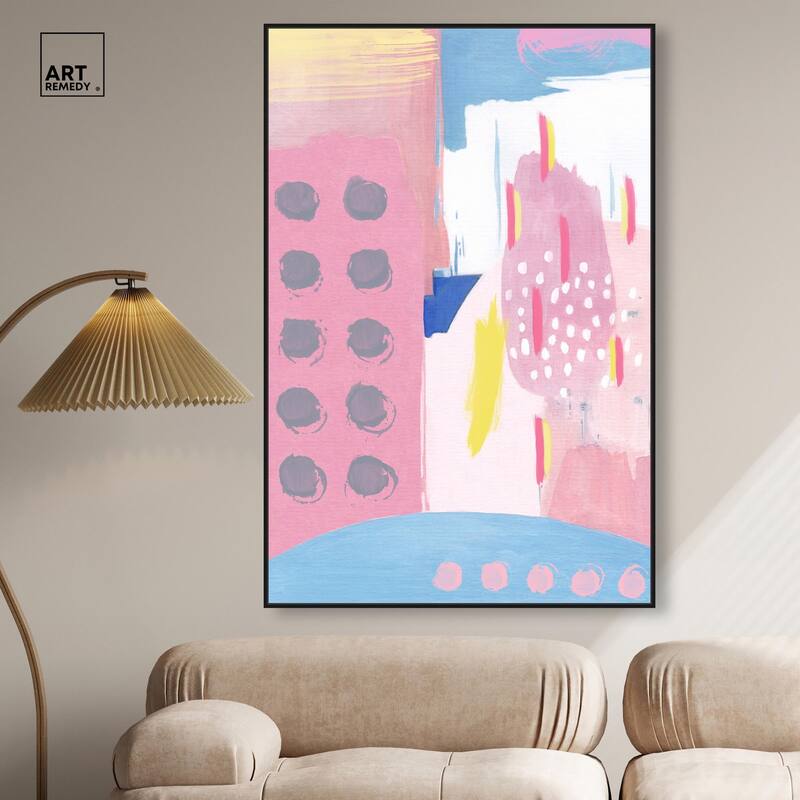 Doll Memories - Pretty blue Canvas by Art Remedy