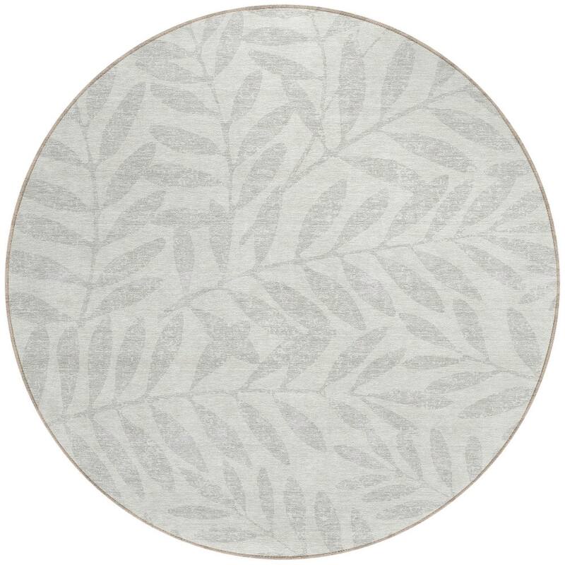 HomeRoots Floral Transitional Rectangle Outdoor Rug