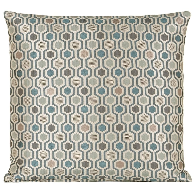 Hamburgo Geometric Stitched Throw Pillow