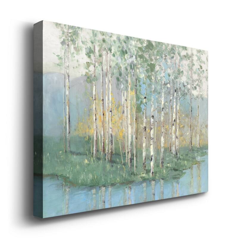 Birch Reflections Revisited Premium Gallery Wrapped Canvas - Ready to Hang