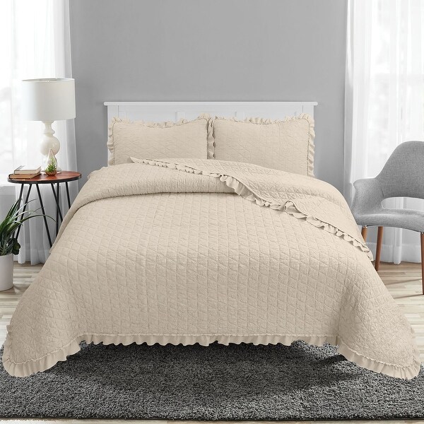 Vue signature plush decor charlotte faux fur coverlet collection store