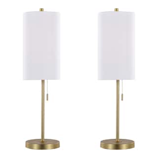 Bounty 32" Metal Buffet Lamp with Usb - Set of 2