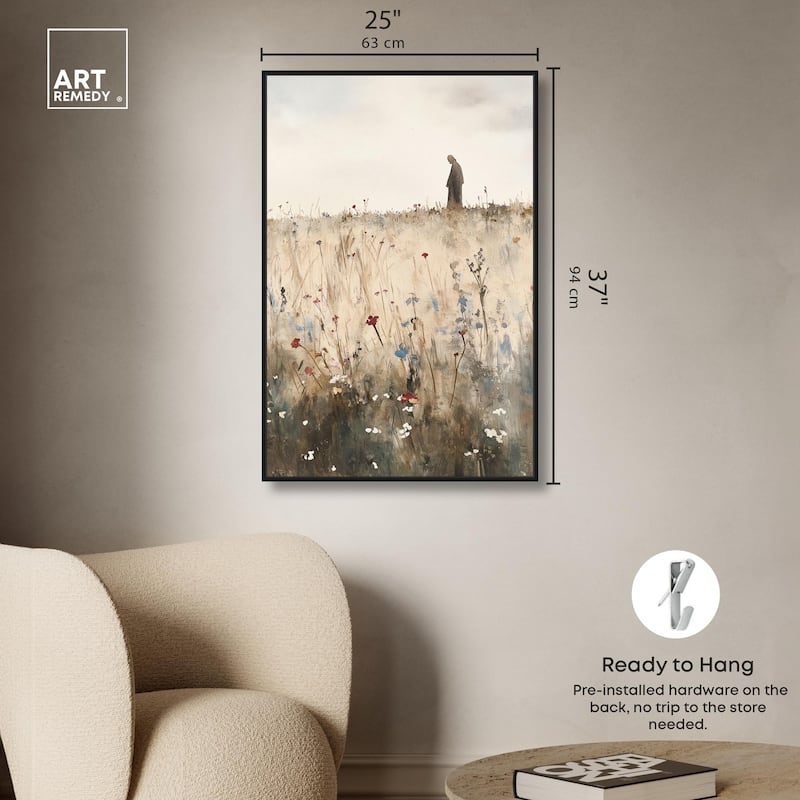 Ambling Monk Canvas by Art Remedy