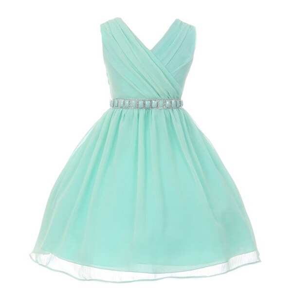 teal junior bridesmaid dresses