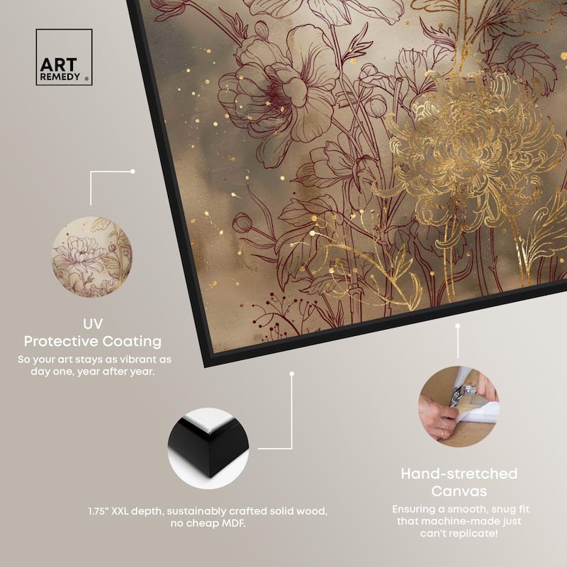 Flourishing Canvas by Art Remedy