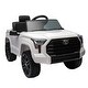 preview thumbnail 48 of 58, 12V Electric Toyota Tundra Pickup for Kids, Remote Control Ride On Toy, LED Lights, Power Display & Shock Absorption