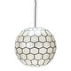 preview thumbnail 20 of 56, Capiz Honeycomb Globe Pendant Light