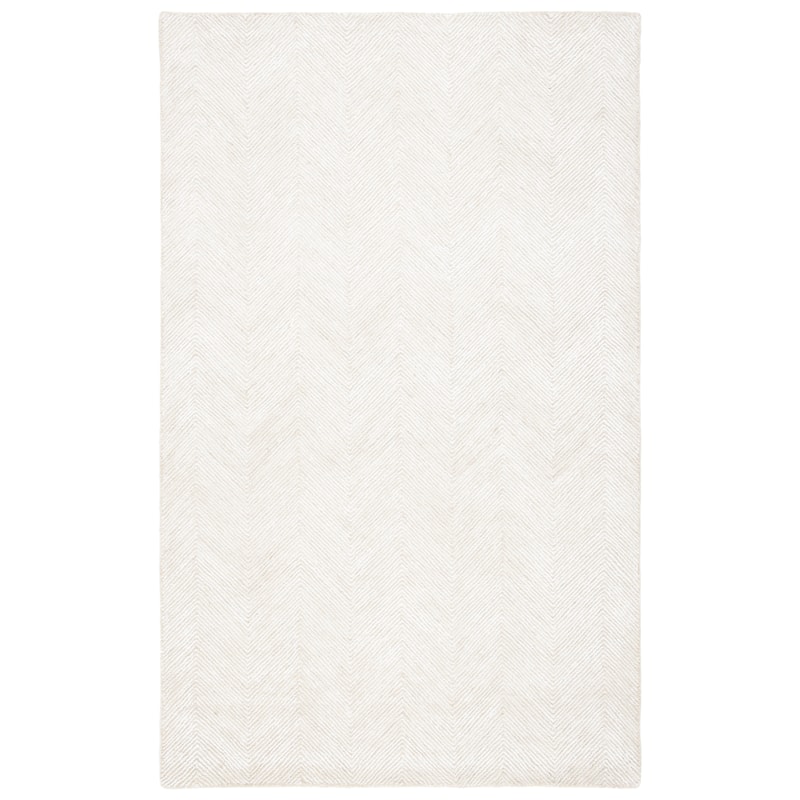 SAFAVIEH Handmade Soho Shanice Chevron Viscose & Wool Rug - 2' x 3' - Ivory/Beige