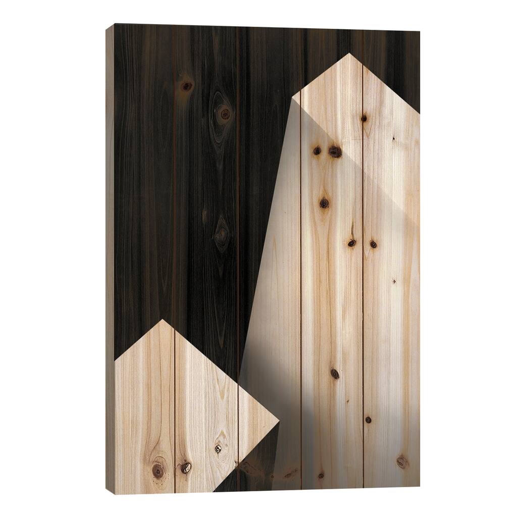 Nero Bianco Print On Wood by Gilbert Claes - Multi-Color