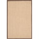 preview thumbnail 79 of 109, SAFAVIEH Natural Fiber Carmit Casual Border Sisal Rug 2' x 3' - Maize/Brown - Rectangle