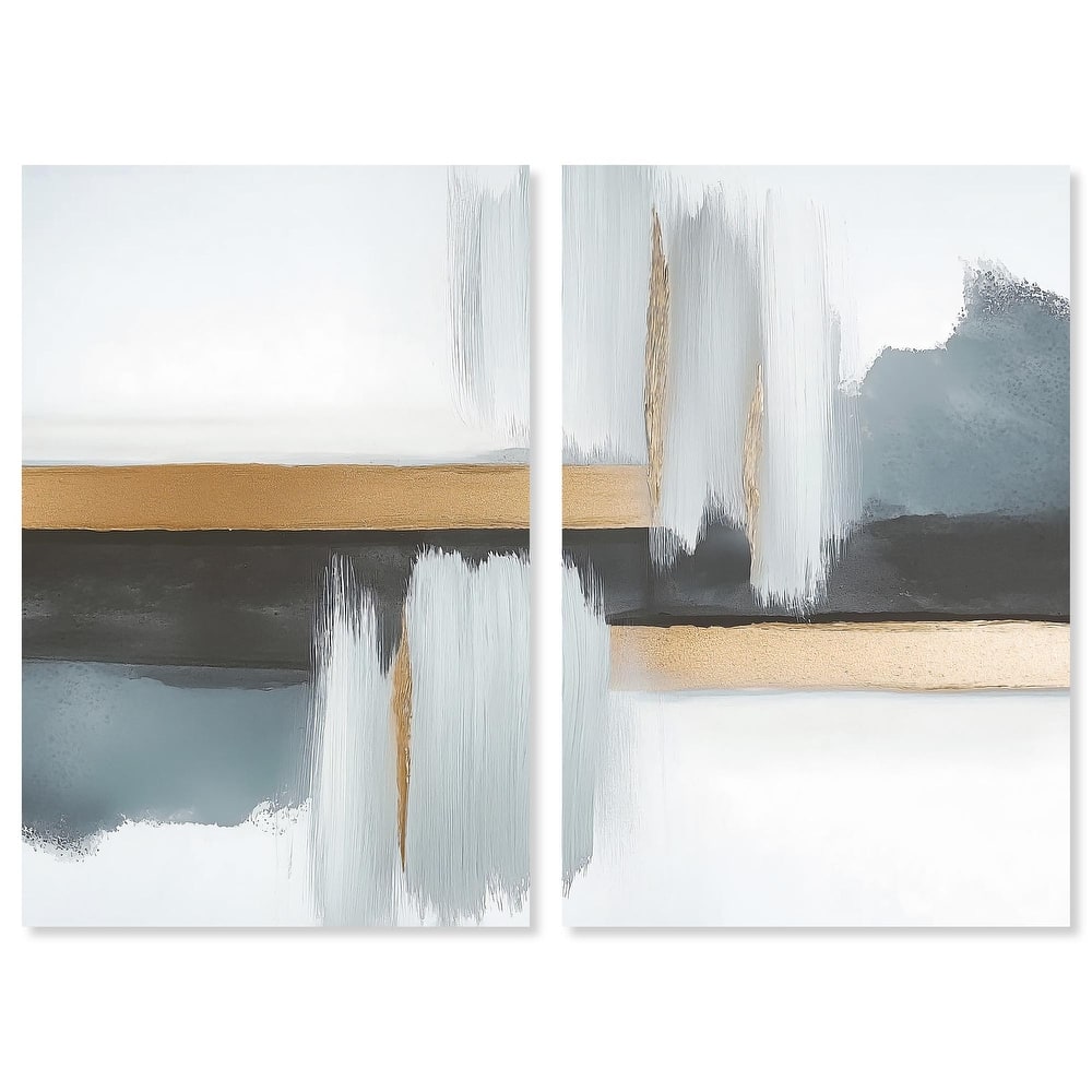 Azure Horizon II Canvas Set of 2 by Art Remedy, Gallery Wrapped