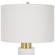 preview thumbnail 6 of 6, Uttermost Ruse Whitewashed Table Lamp - 16 W X 30 H X 16 D (in)