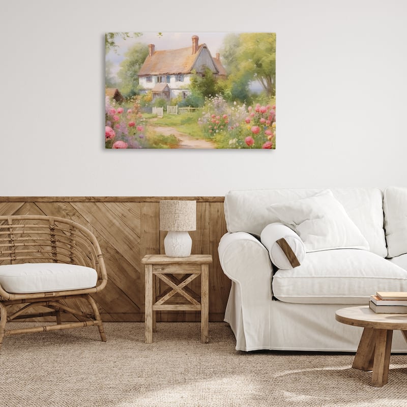 Stupell Nature Filled Cottage Garden Canvas Wall Art Design By Nini Art
