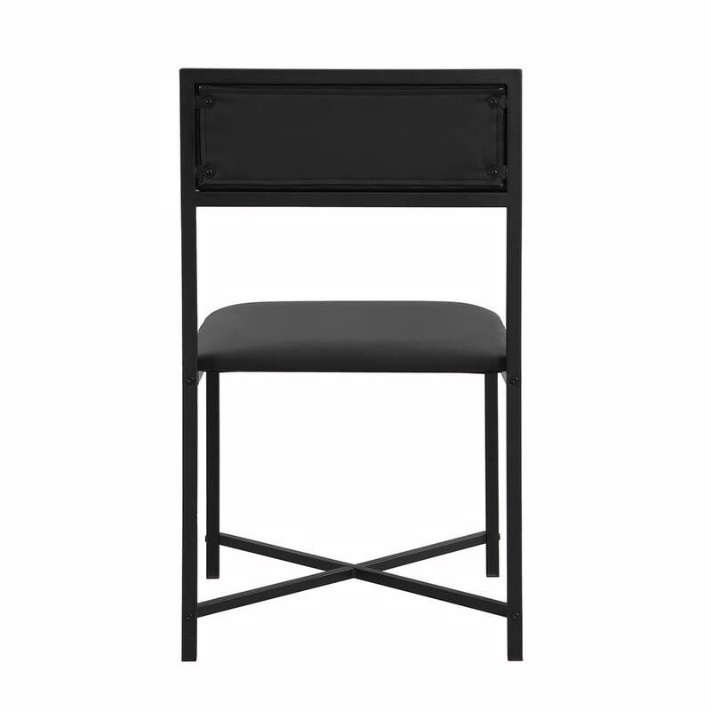 PU Chair And Extendable Dining Table Set