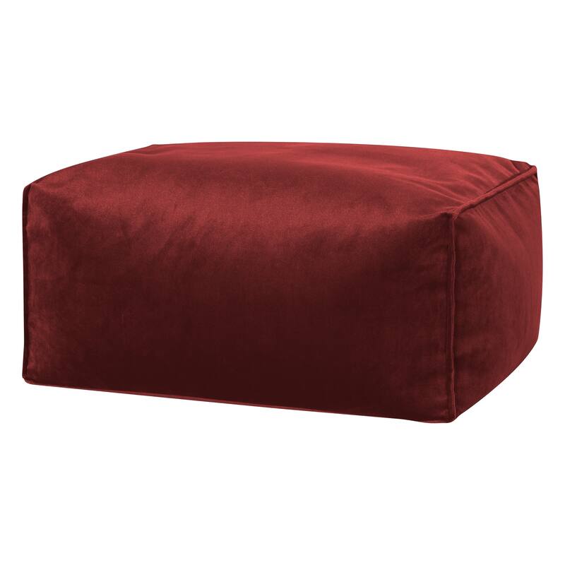 Gouchee Home Roll Velvet Pouf / Ottoman