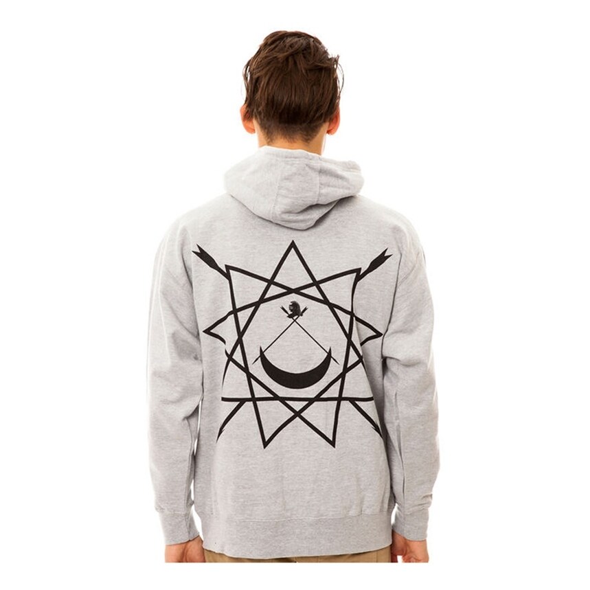 Shop Black Scale Mens The Pyrex Vision Zip Up Hoodie Sweatshirt