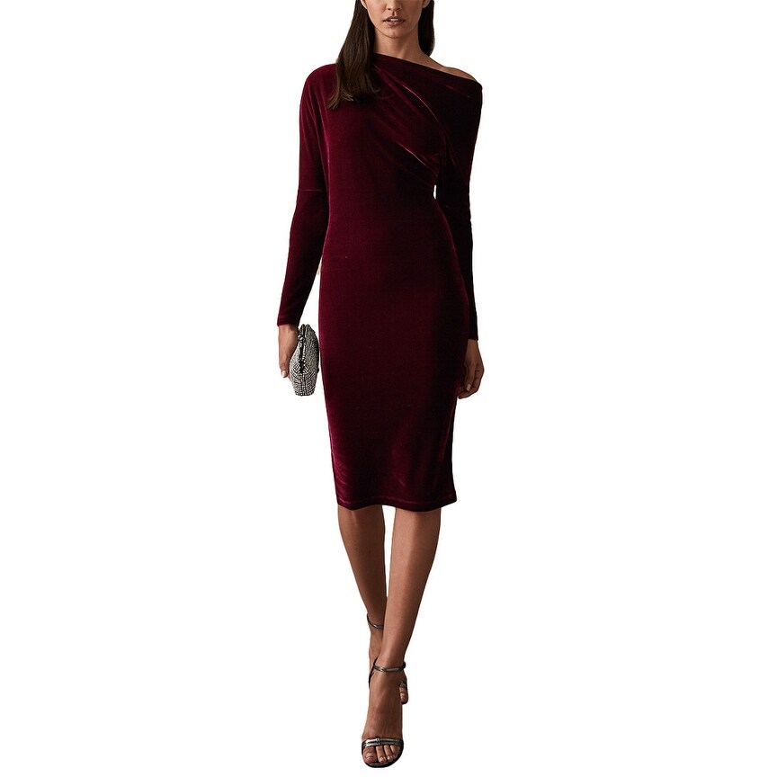 reiss velvet dress