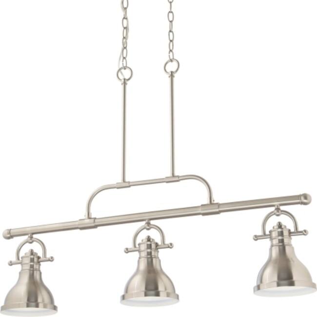 Volume Lighting 3 Light 7" Wide Linear Chandelier