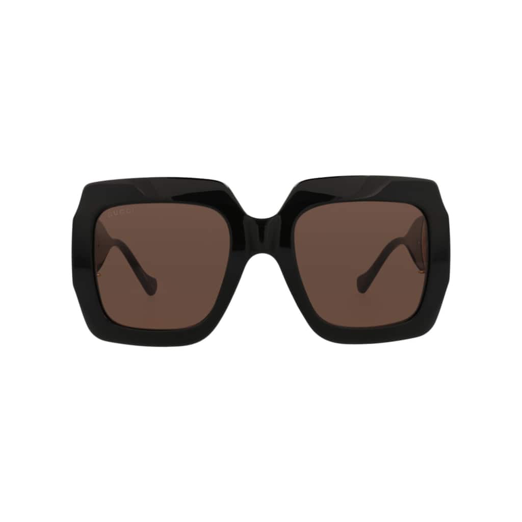 Gucci Square-Frame Injection Sunglasses