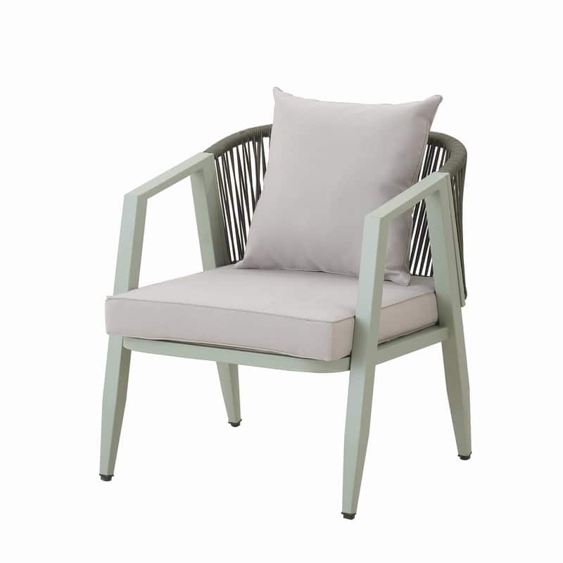 4-Piece Outdoor Seating Groups with Removable Cushions for Patios Lawns and Poolsides