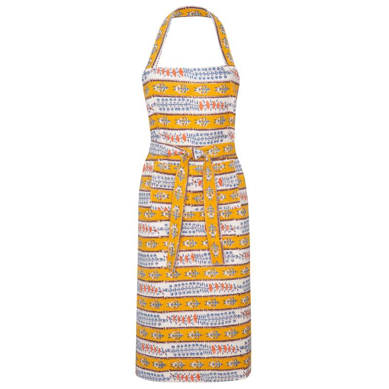 Couleur Nature Provence Avignon Apron - Dijon/Blue