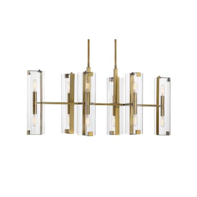 Savoy House Winfield 12 Light 38" Wide Linear Chandelier