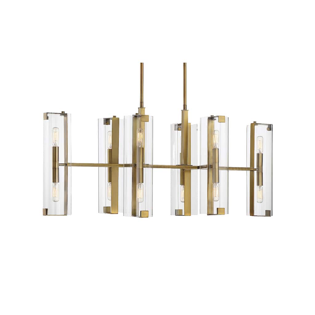 Savoy House Winfield 12 Light 38" Wide Linear Chandelier