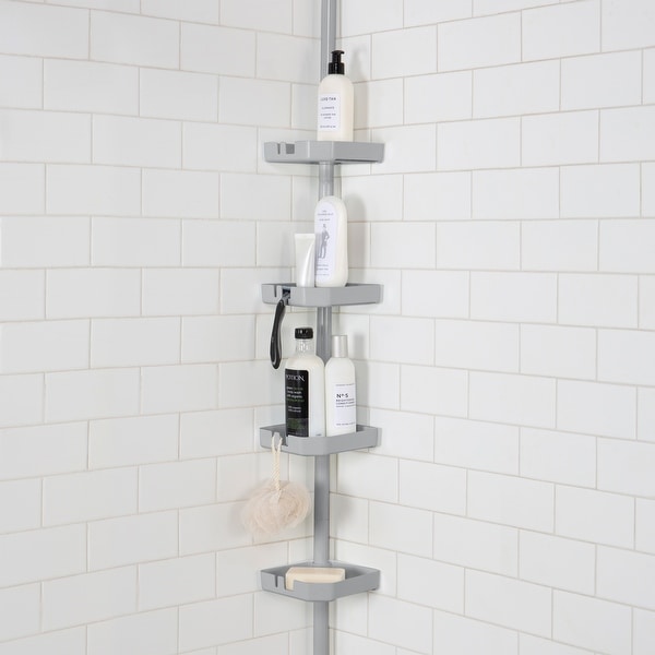 4 Tier Corner Shower Organizer A 4 tier shelf to hold all size