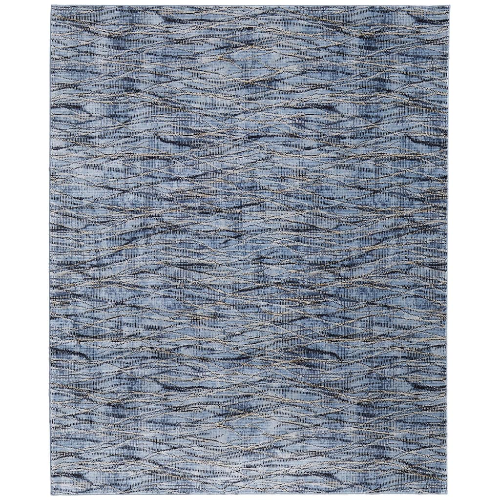 Grand Bazaar Maxin Machine Made Abstract Modern Area Rug