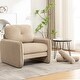 preview thumbnail 26 of 76, HOMYKA Oversized Accent Chair, Modern Sherpa Single Sofa with 2PCS Pillows