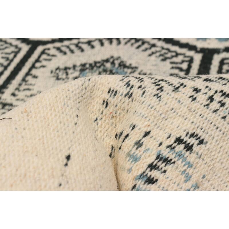 Ankara Cream Kilim 5'2" x 7'6" - 5'2 x 7'6